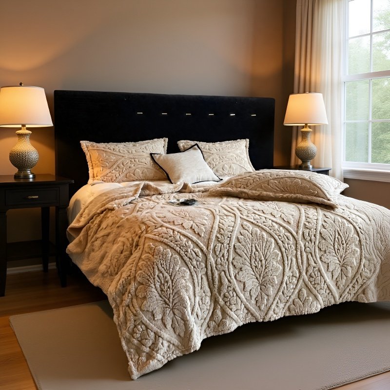 Sábana europea afelpada y cálida, manta de franela de leche