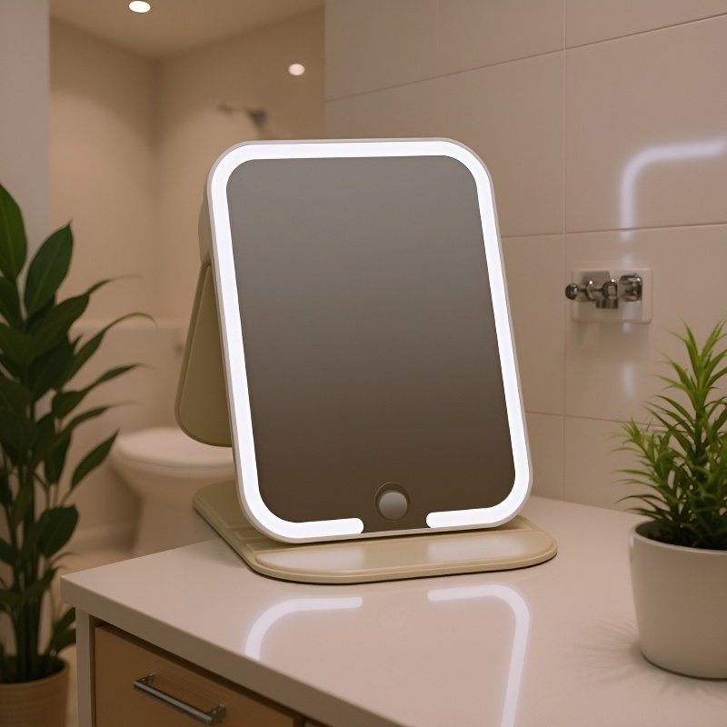 스타일리시한 디자인의 플립 거울