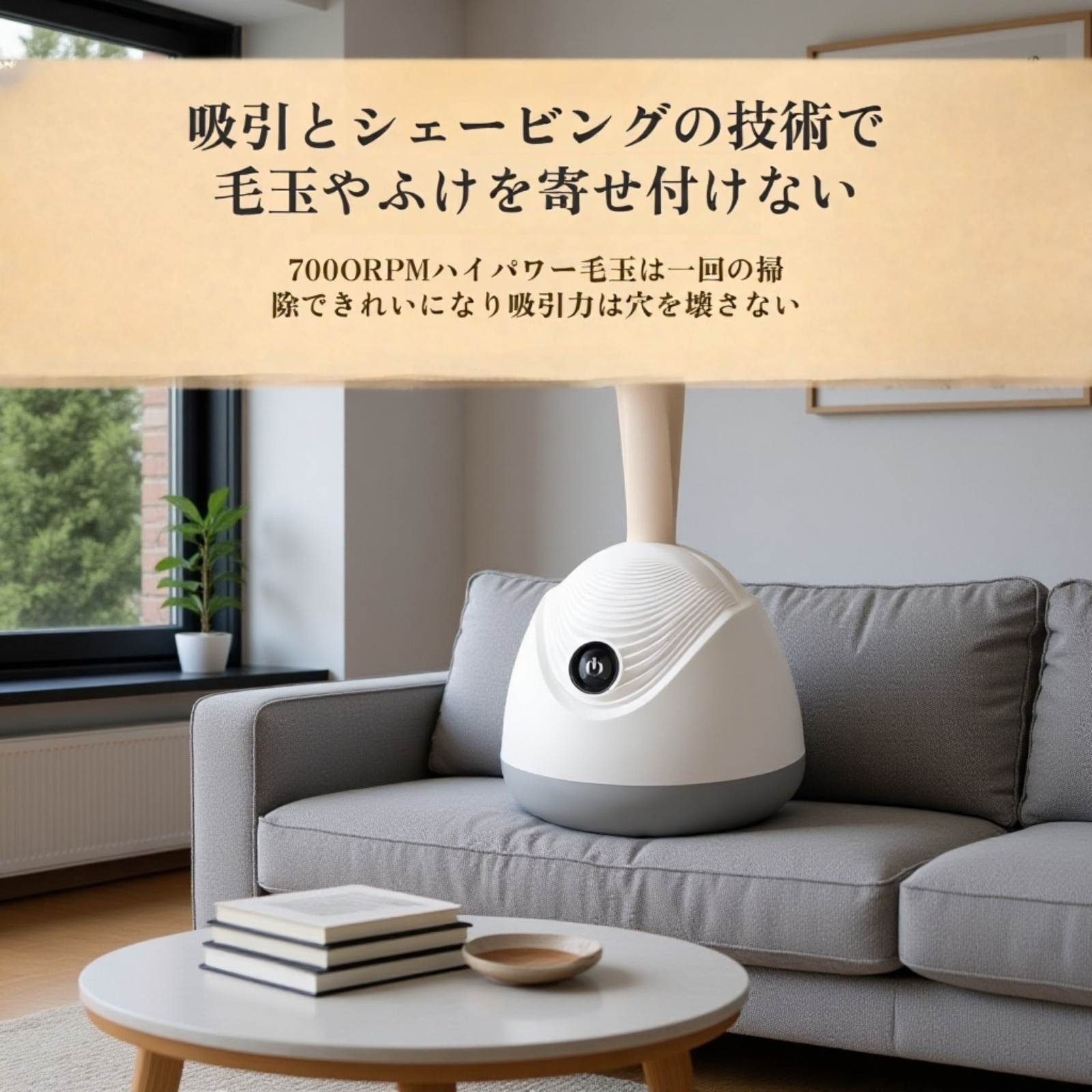家庭用電動毛玉取り器・ワイヤレス充電式
