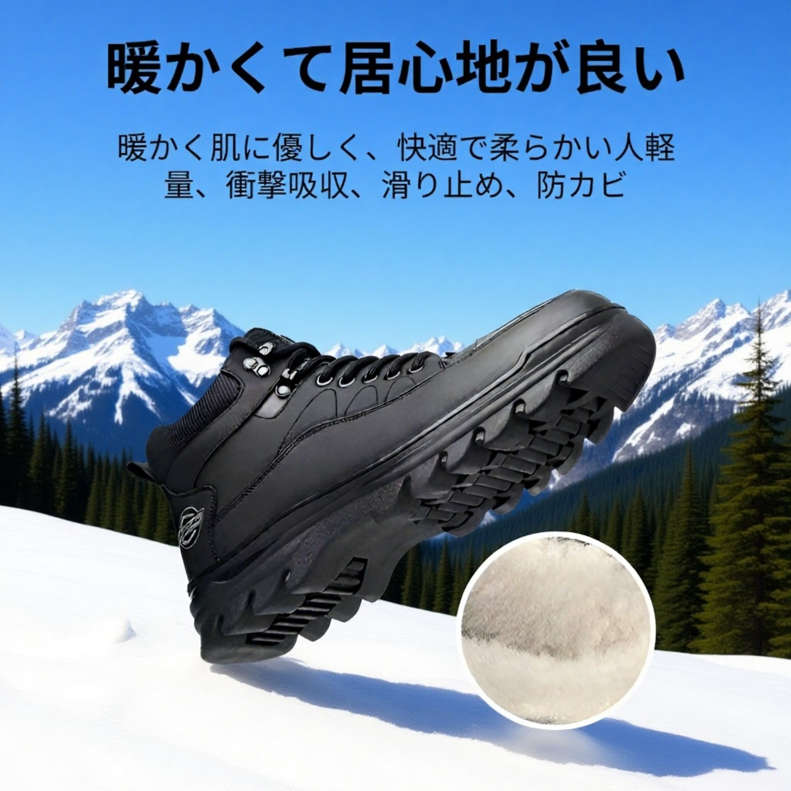 レースアップブーツ おしゃれな冬コーデ