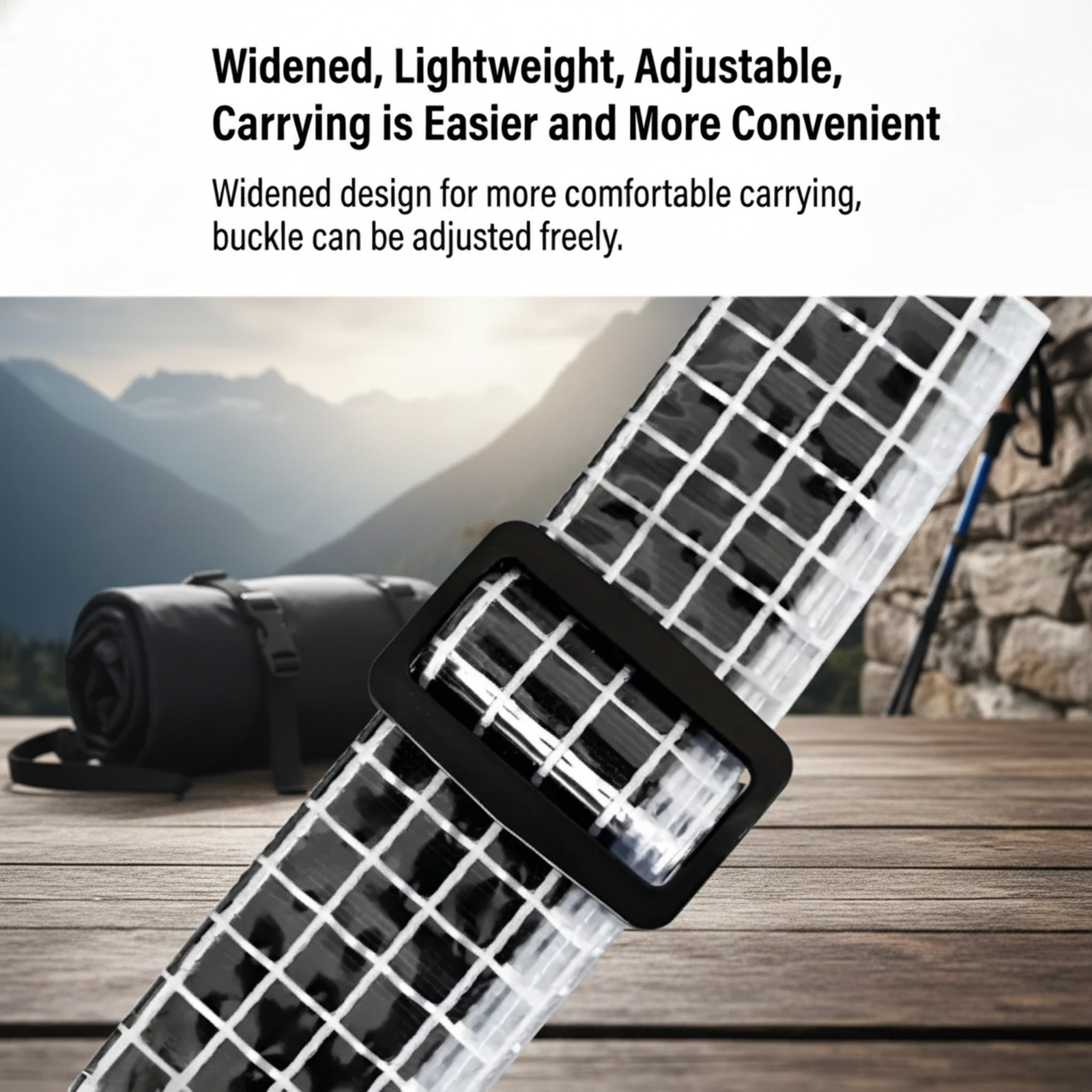 Lightweight transparent mesh bag for daily use