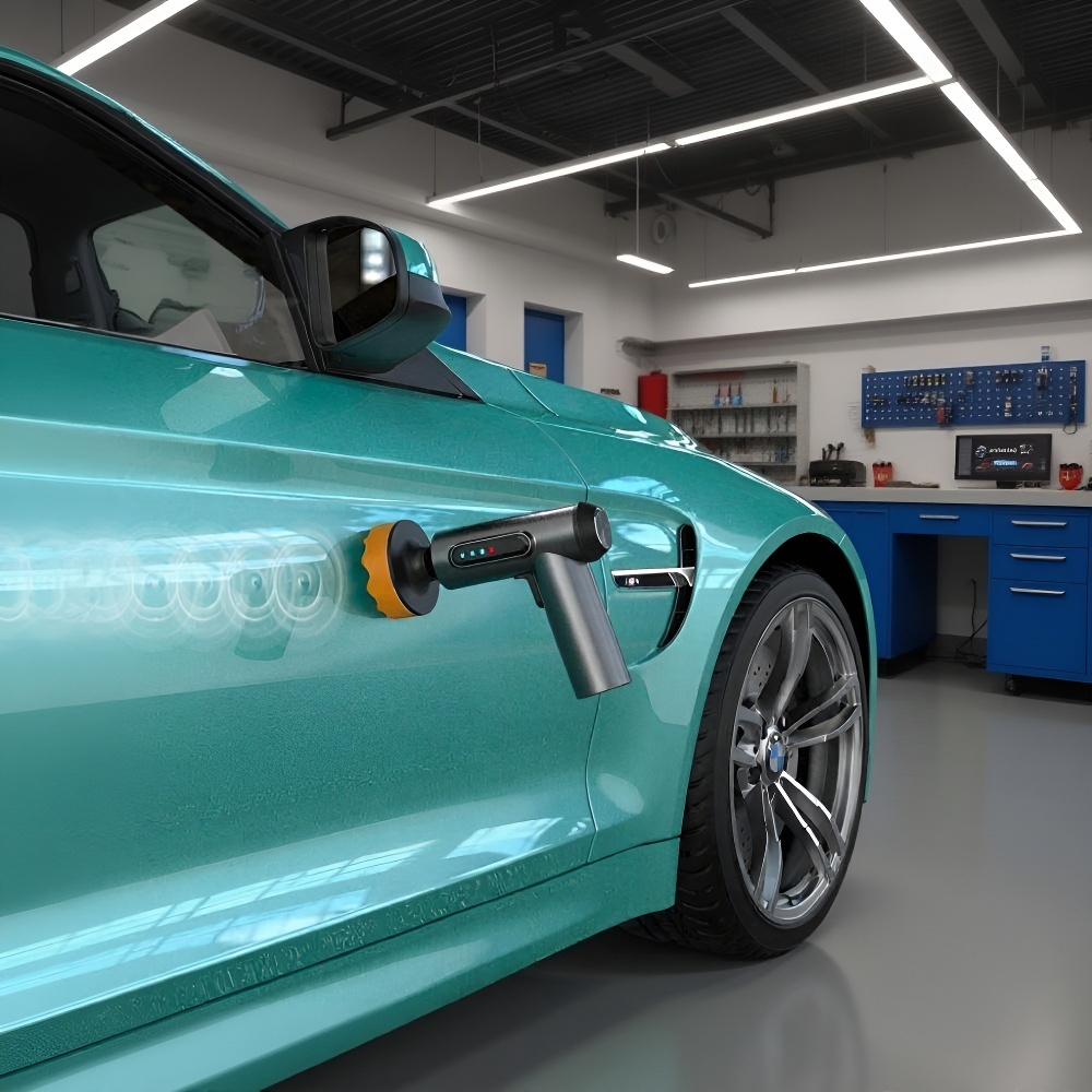 Machine de polissage et de cirage à grande vitesse avec système de refroidissement par air