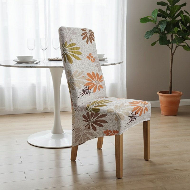 Slanting Chair Covers Chair Covers Various Patterns Office Stretch Printed