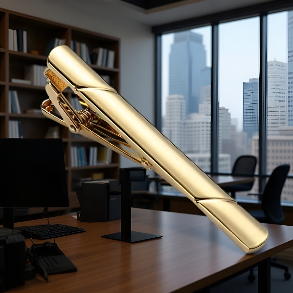 男性用ステンレス製ネクタイピン