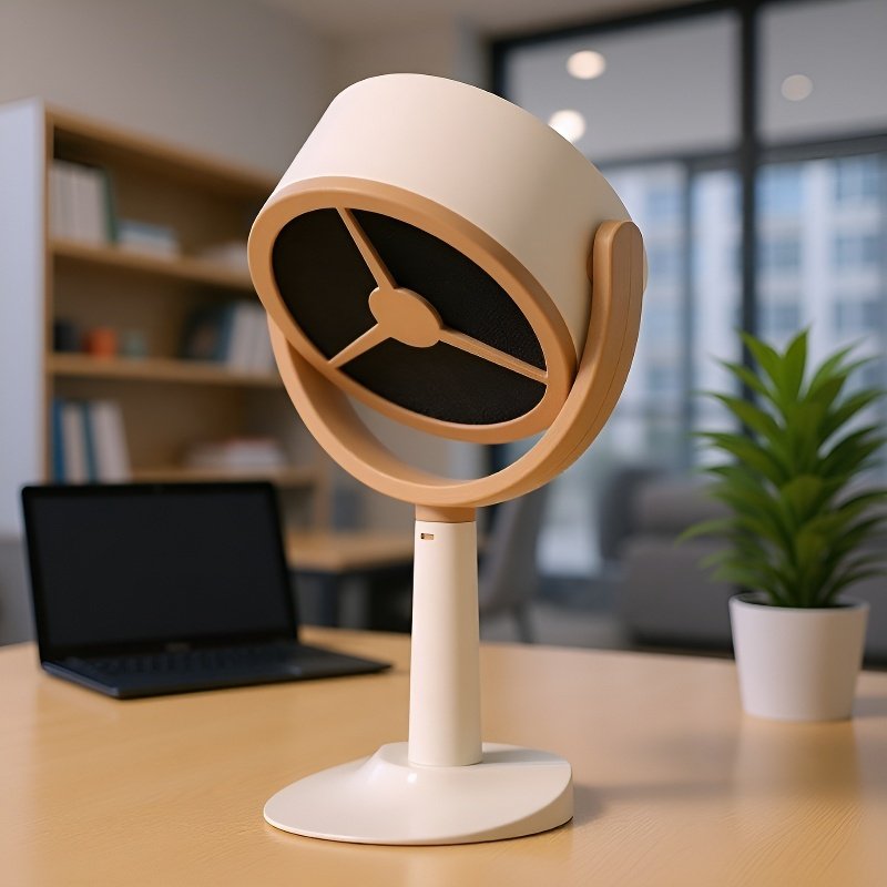 Household small desktop range hood mini portable desktop range hood high wind range hood