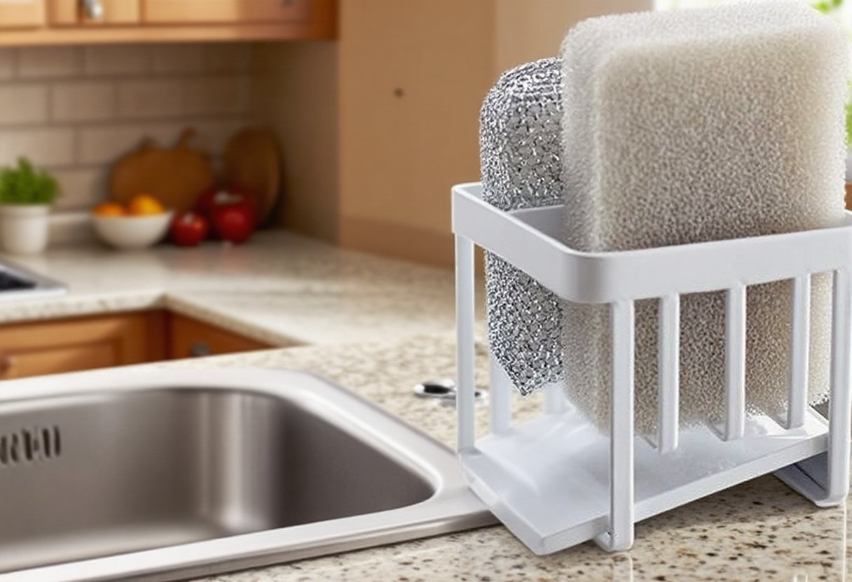 現代風格廚房搭配瀝水收納架