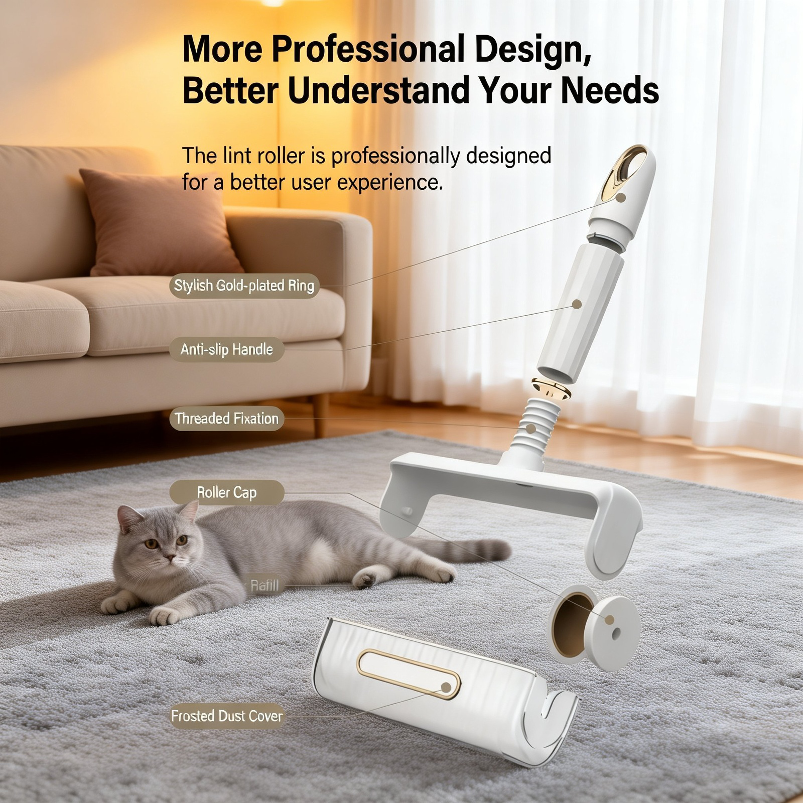 Household cleaning supplies lint roller
