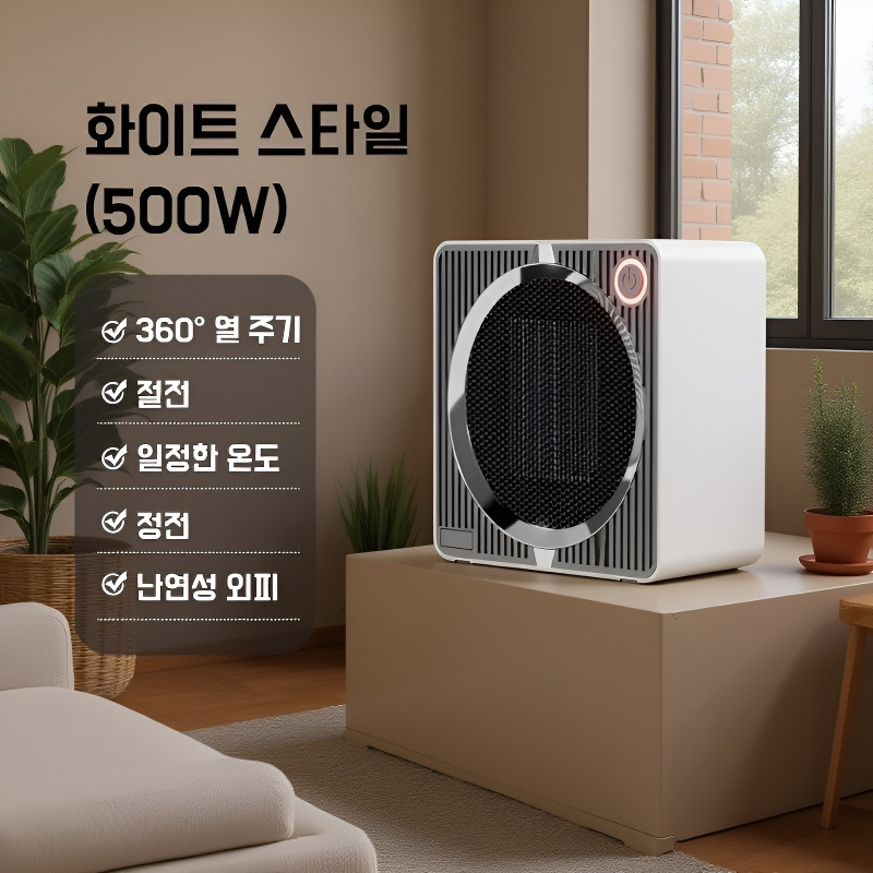 가정용 휴대용히터 세라믹 고출력 속열 휴대용온풍기 사각히터