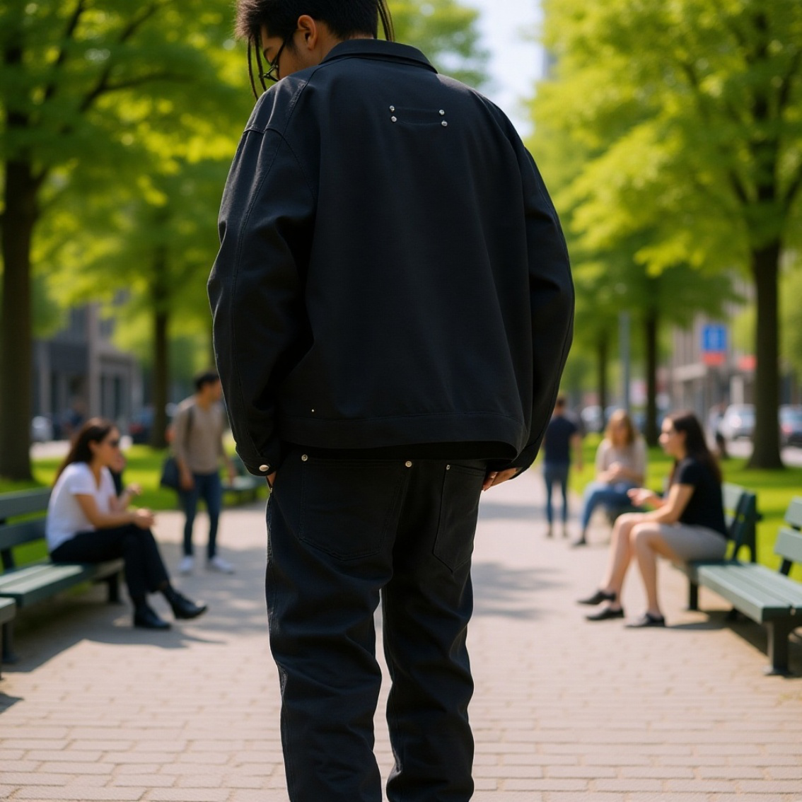 남녀 헤비 재킷 캐주얼 톱 징 데님 코트 재킷 패치 집업 데님 코트