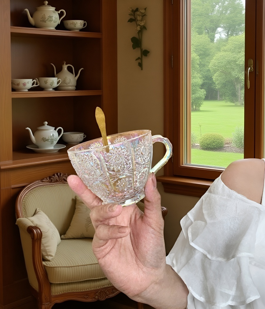 高級感あふれる彫刻ワイングラス