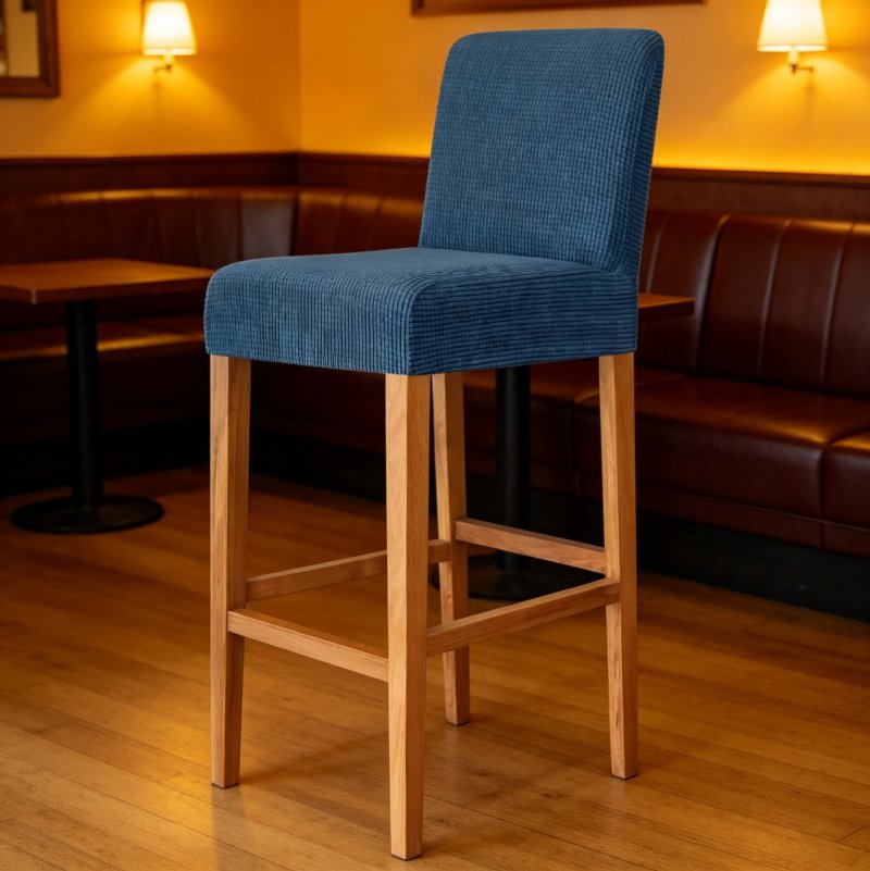 High Elastic Corn Kernel Fleece Chair Covers for Home, Hotel, and Club Use