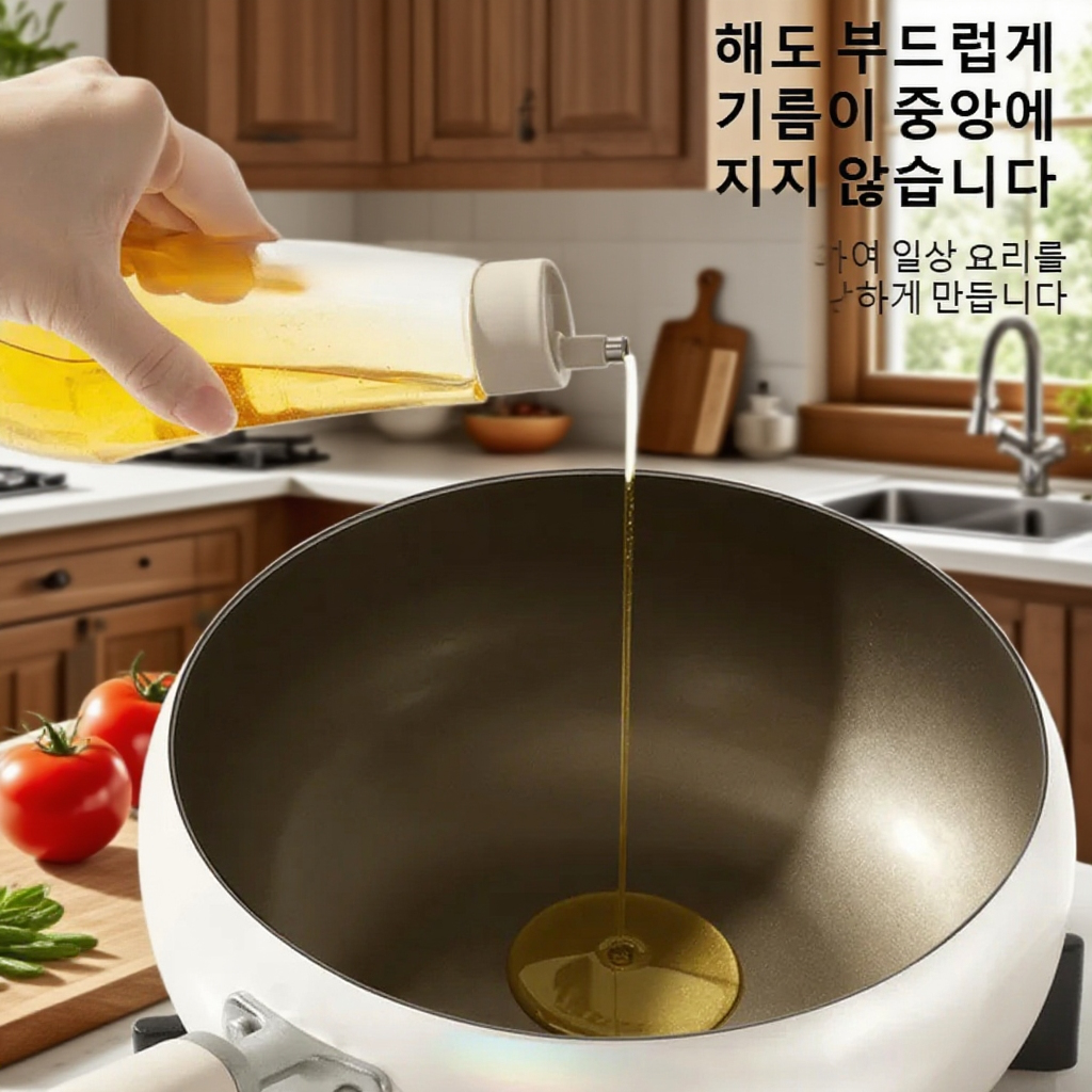 【여성의 든든한 도우미】신형 티타늄 크리스탈 세라믹 대용량 냄비