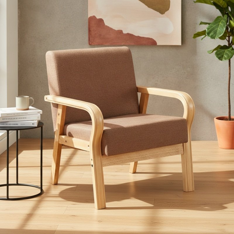 Petit canapé fauteuil style simple, canapé double pour salon de location
