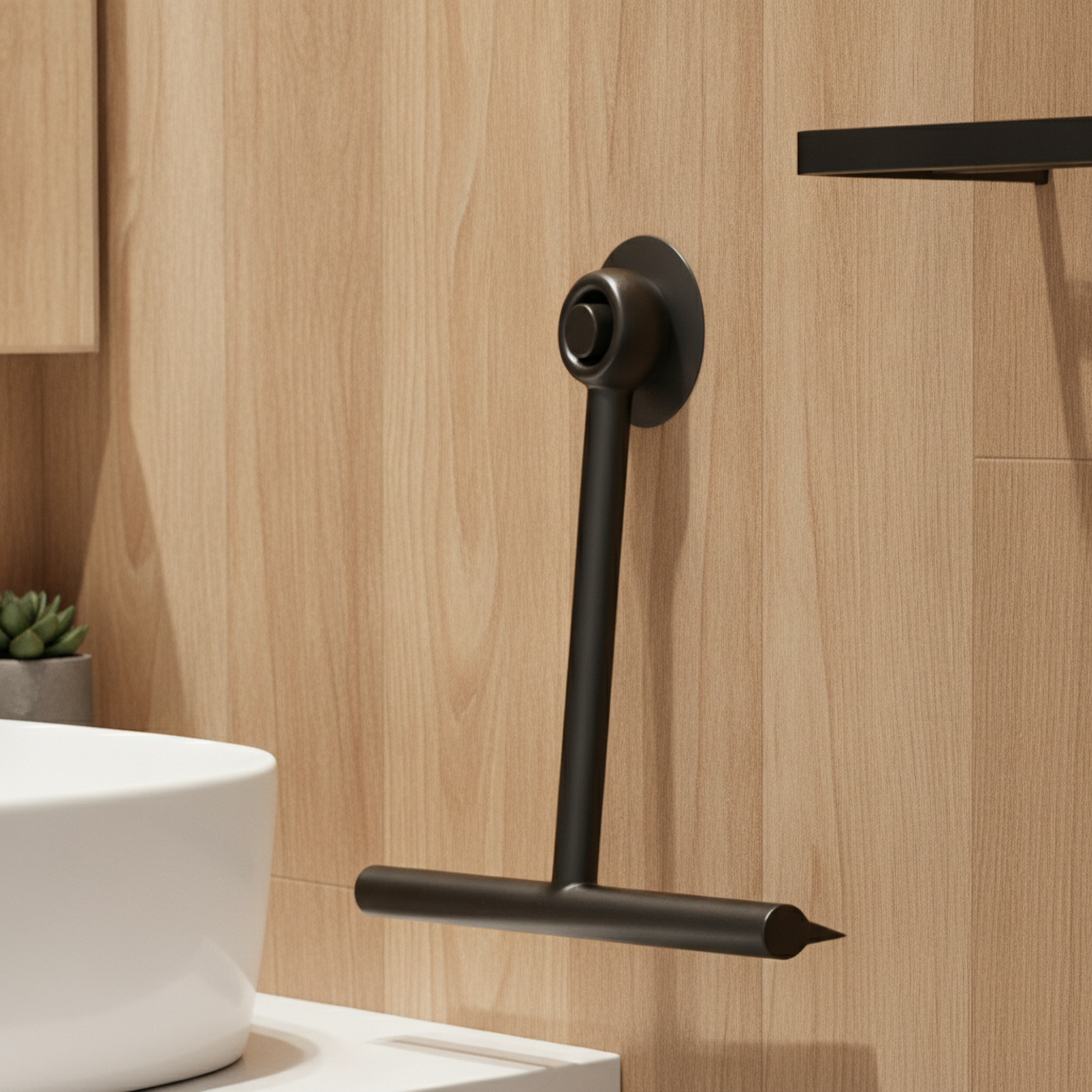 Einseitiger Silikon-Glaswischer Boden Küche Bad WC-Reiniger Autofensterwischer
