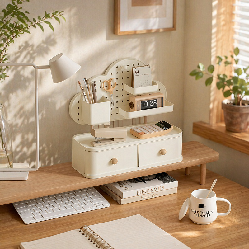 Drawer-Style Desktop Cloud Storage Box on modern office desk