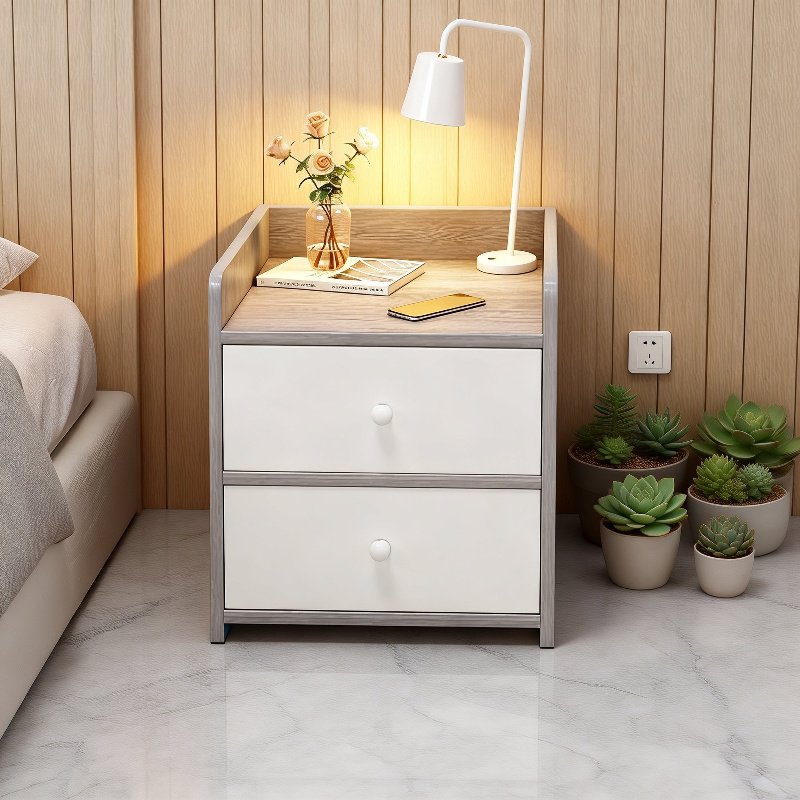 主寝室用新しいベッドサイド収納ラック