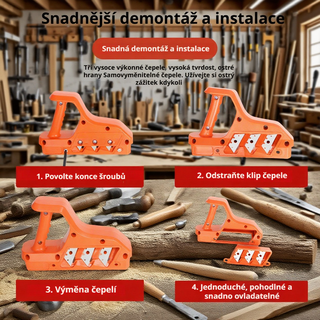 Profesionální hoblík na sádrokarton v akci