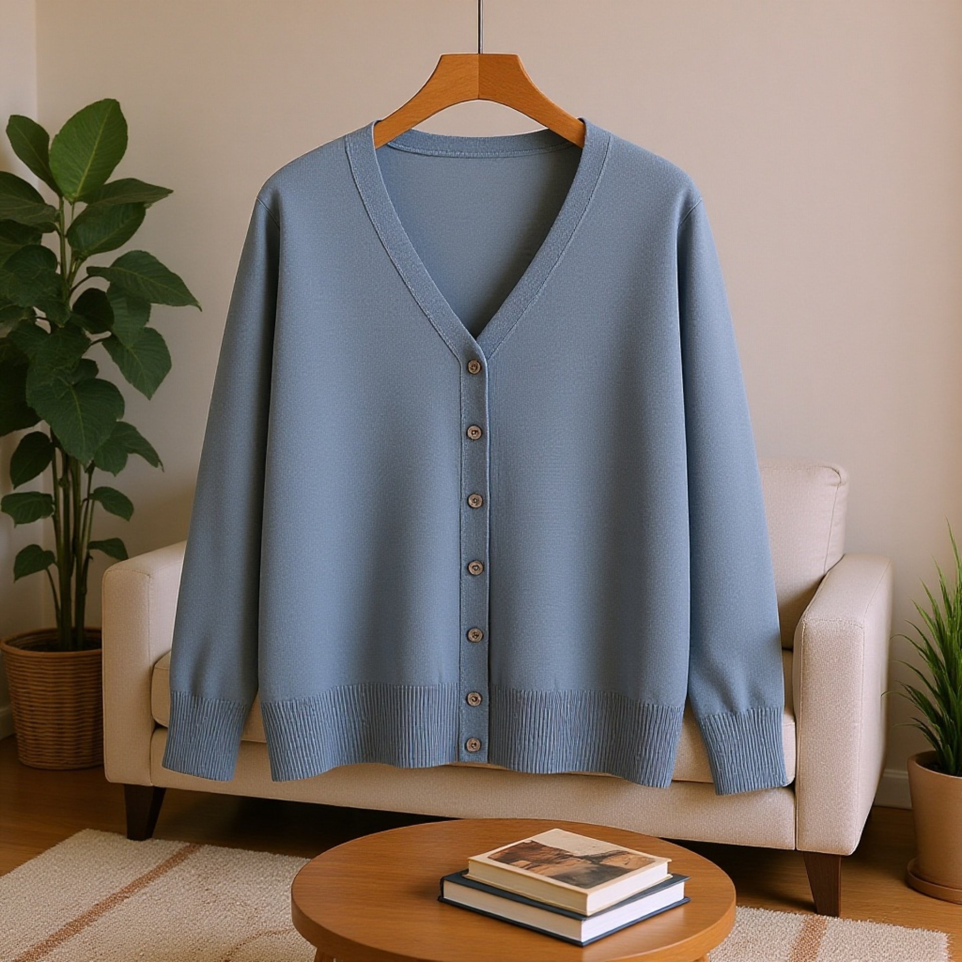 レディース向け長袖ニットウェアのデザイン