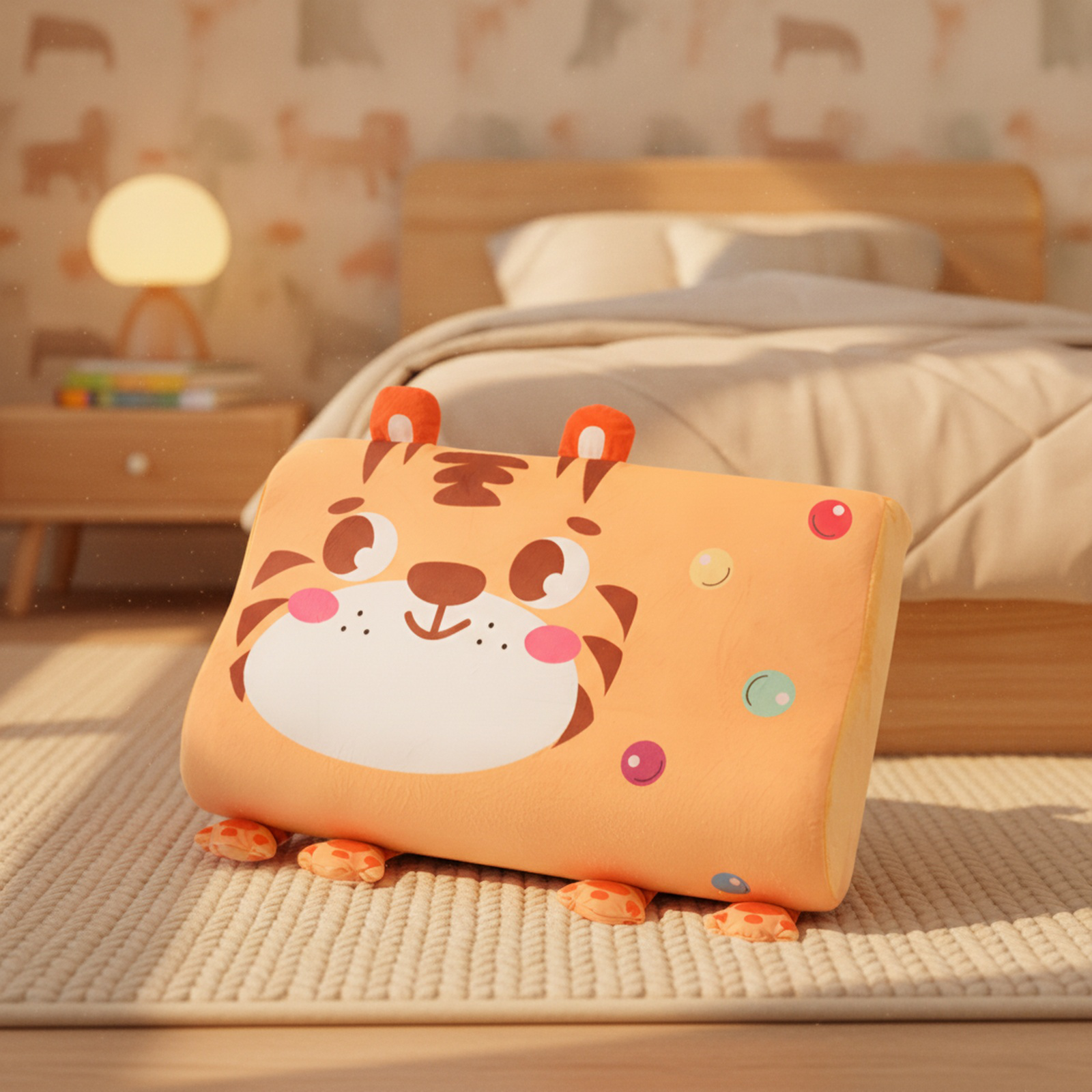 Herbst und Winter Baby Plüsch Kindergarten Kinder schlafen Cartoon Tier Latex Kissen Schlafsaal Einz