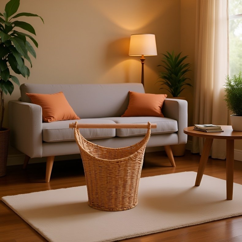 دلو تخزين مناديل ورقية على الطراز الاسكندنافي