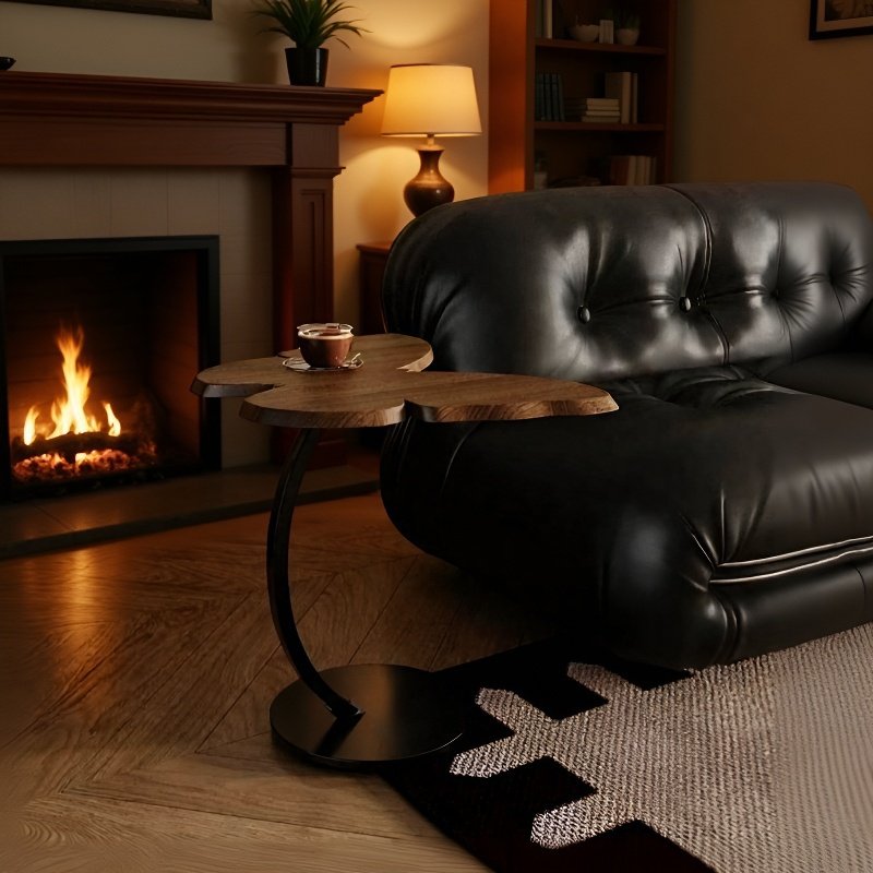 Kreativní noční stolek ve tvaru motýla, multifunkční malý čajový stolek