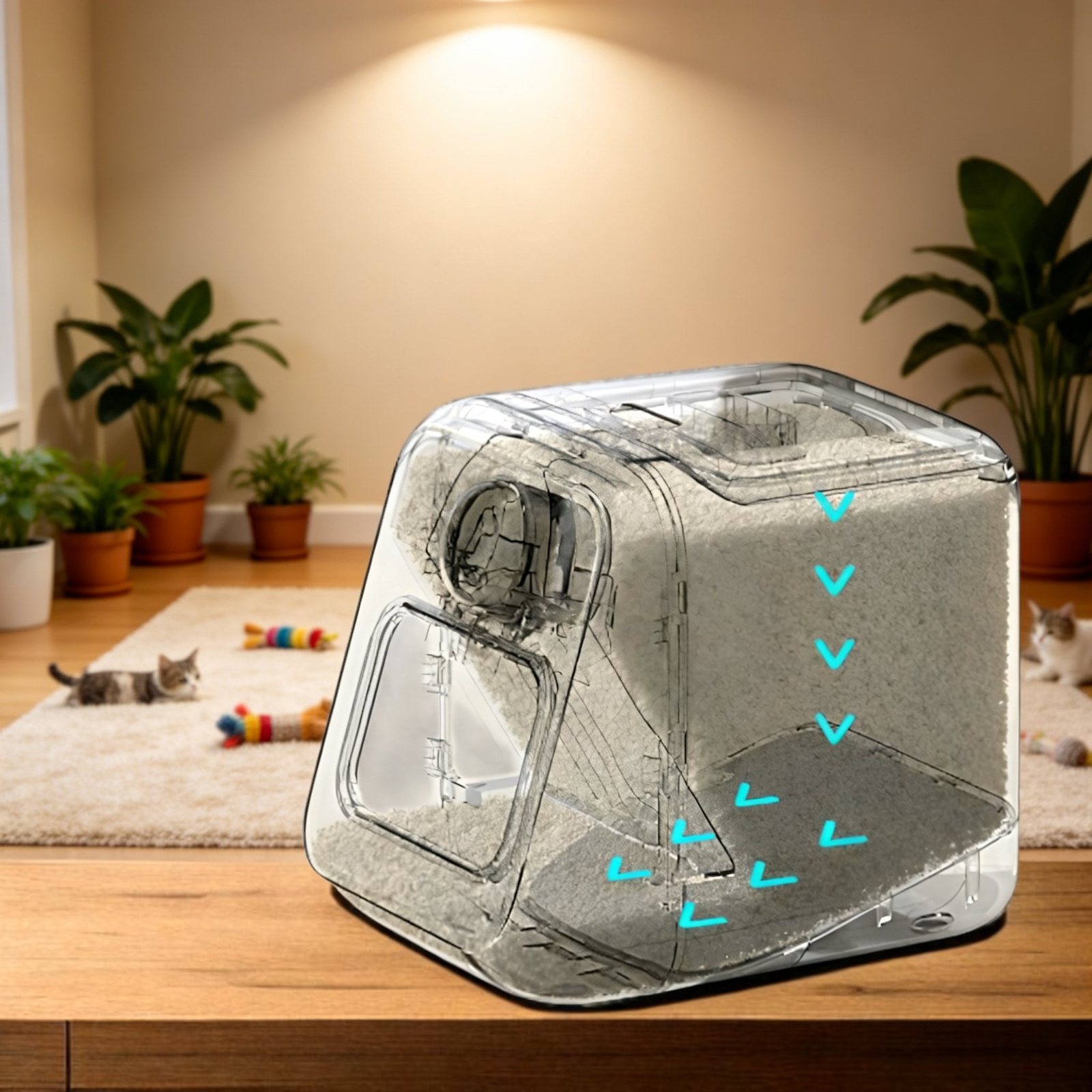 Dispensador de arroz con cierre automático y fondo de apertura