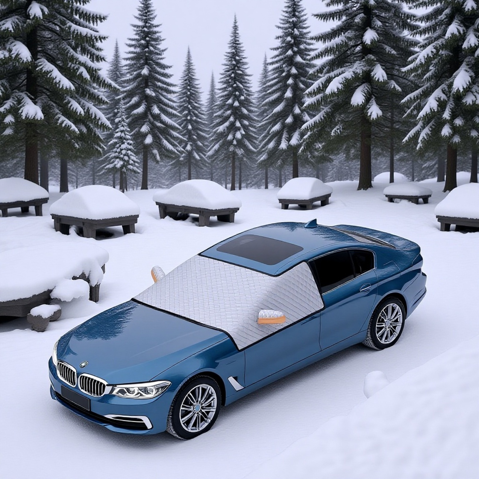 Passgenaue Frontscheibenabdeckung für verschiedene Automodelle