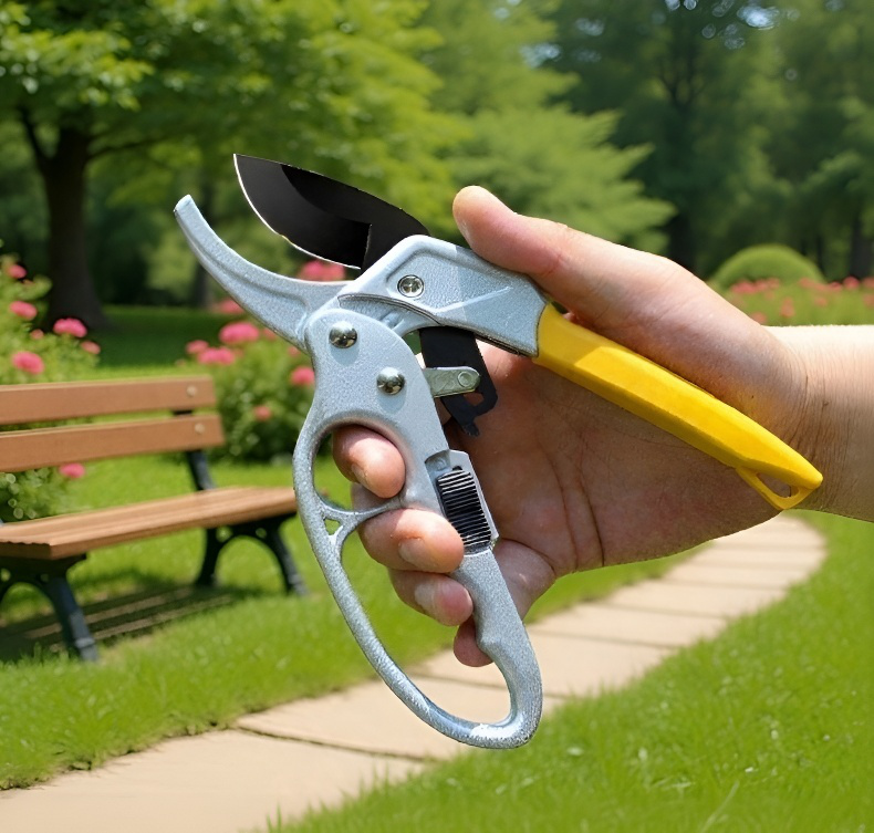 Tijeras de podar resistentes de acero inoxidable para árboles