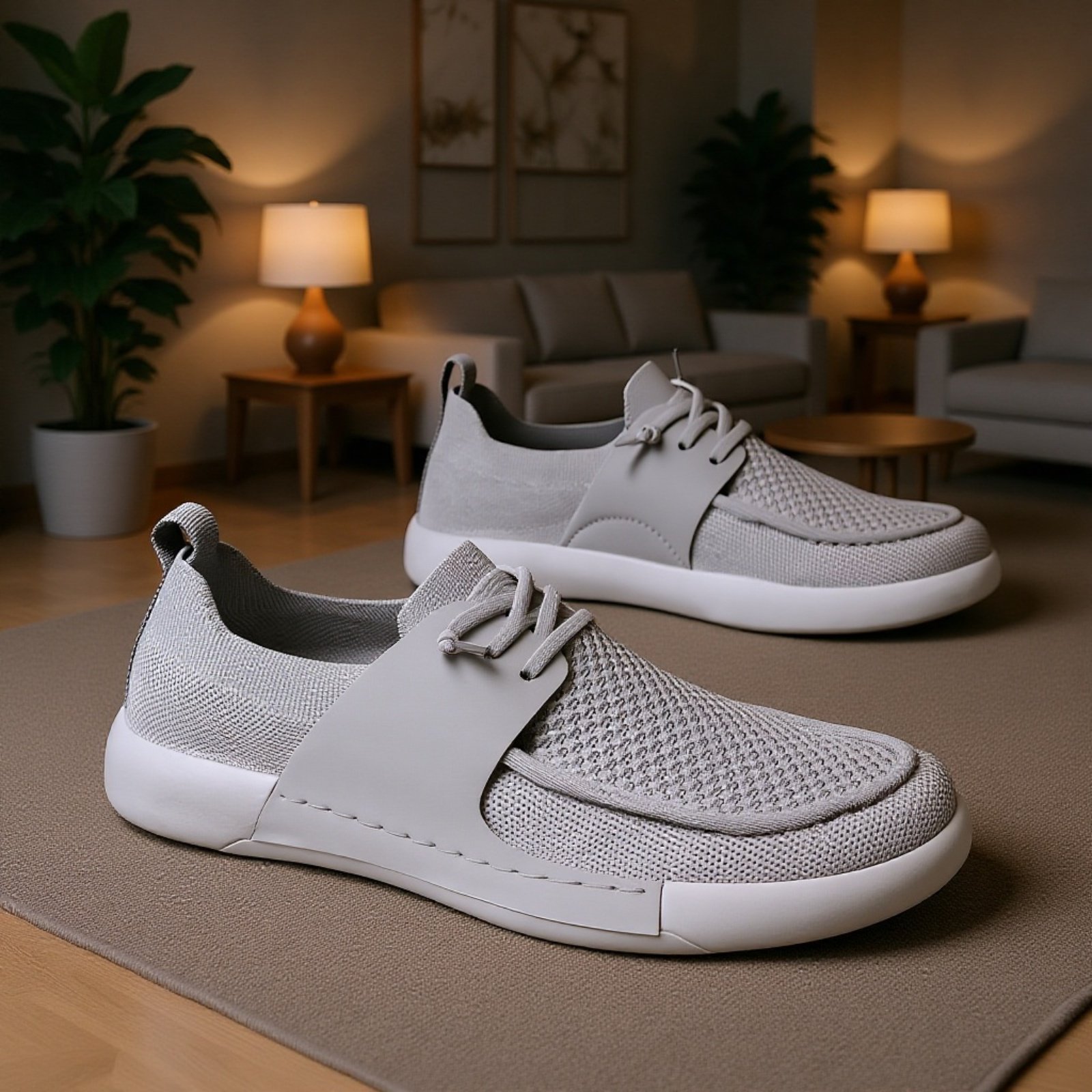 通気性抜群のカジュアルランニングシューズ メンズ