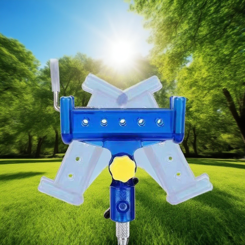 낚싯대 받침대의 180도 각도 조절 기능 시연