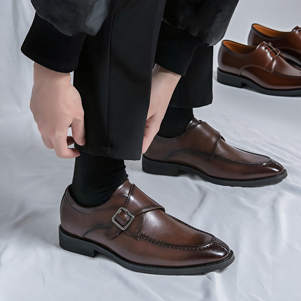 大きいサイズ メンズ カジュアル ファッション ダービーシューズ 英国風 ファッション スリッポン レザーシューズ ビジネス フォーマル 身長アップ シューズ
