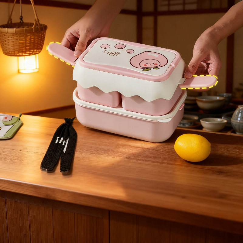 電子レンジ対応弁当箱の使用例