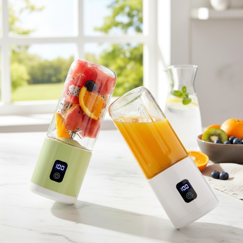 Digital Display Home Rechargeable Portable Juicing Cup Multifunction Juice Maker