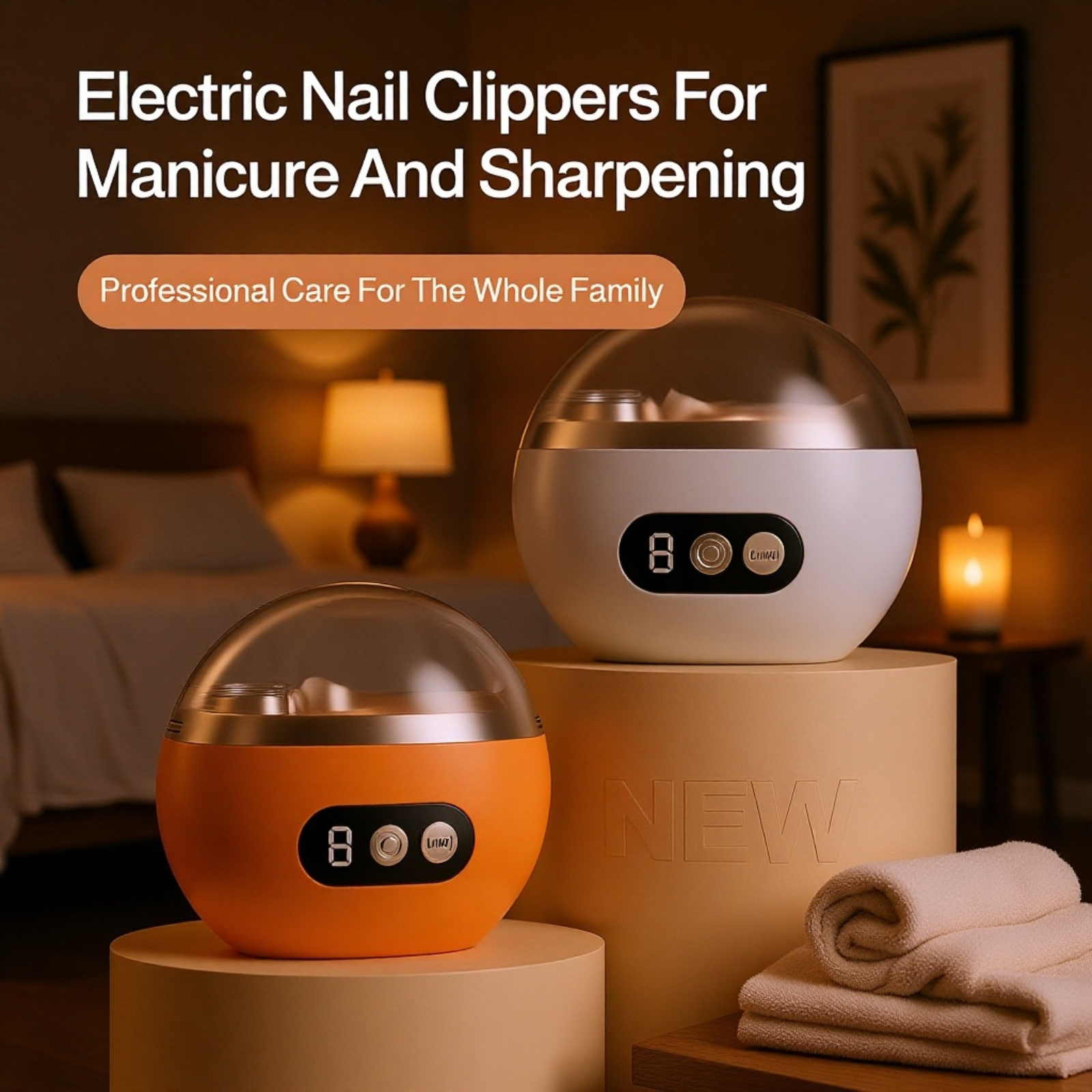 Fully Automatic Nail Clipper and Grinder for effortless nail trimming