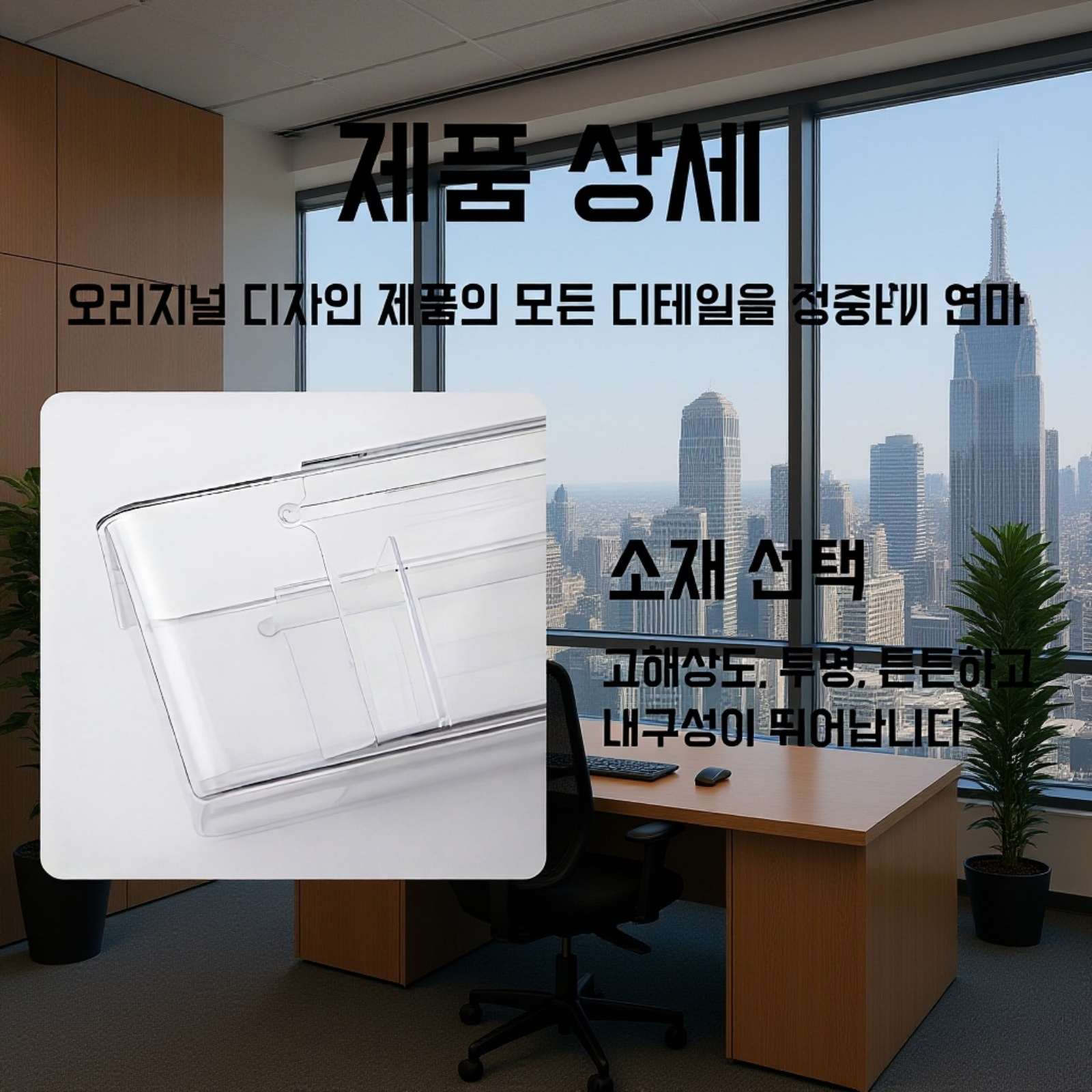 튼튼한 소재의 신축 식기 찬장