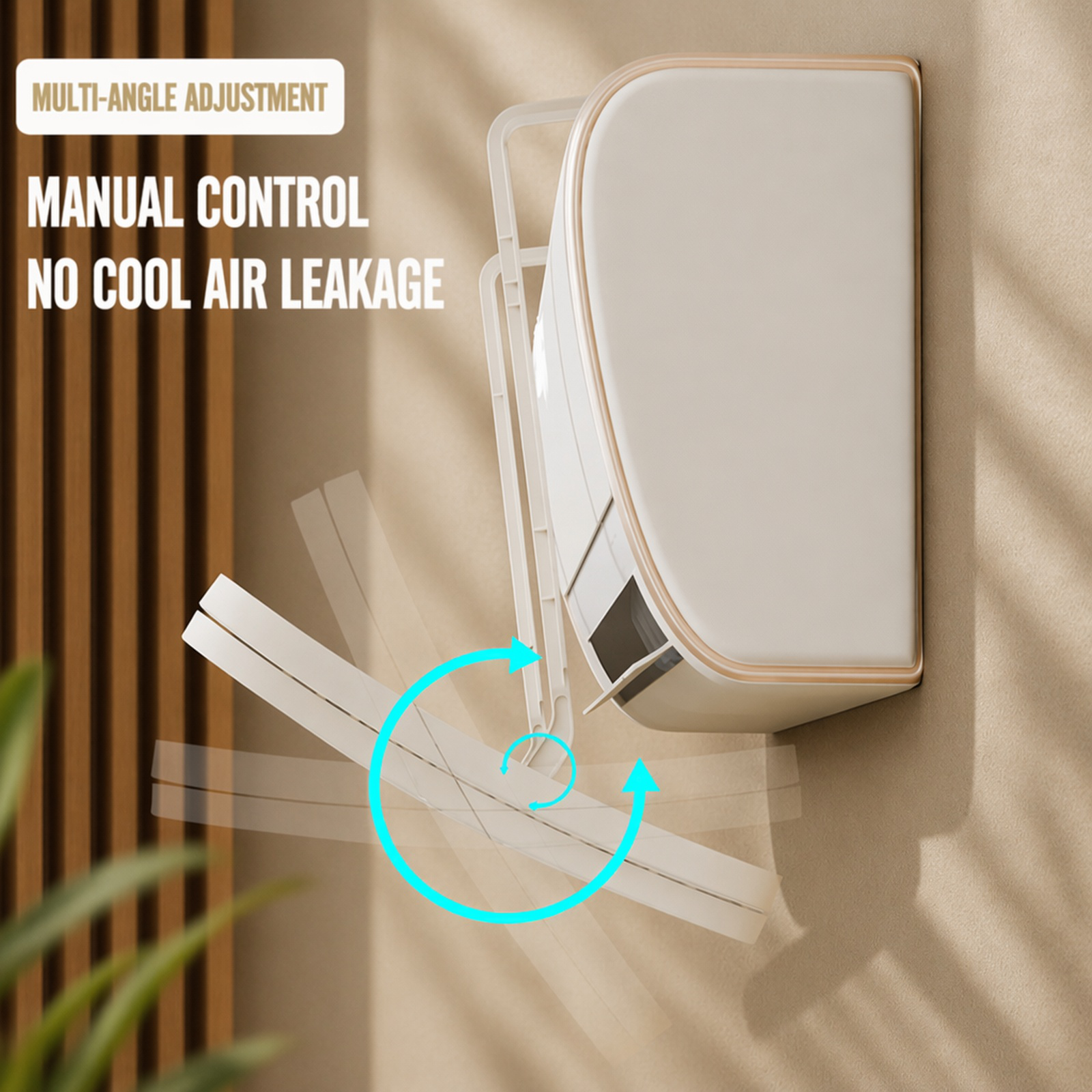Deflector accessory for air conditioner vents