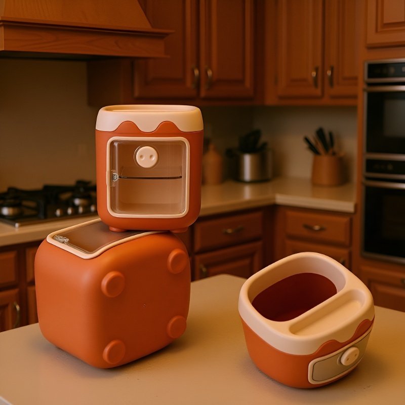 学生向けカートン文具プラスチックペンケース 子供学校用ペン立て 四角収納ボックス