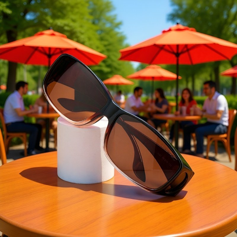 偏光サングラス・近視メガネに装着可能・男性用