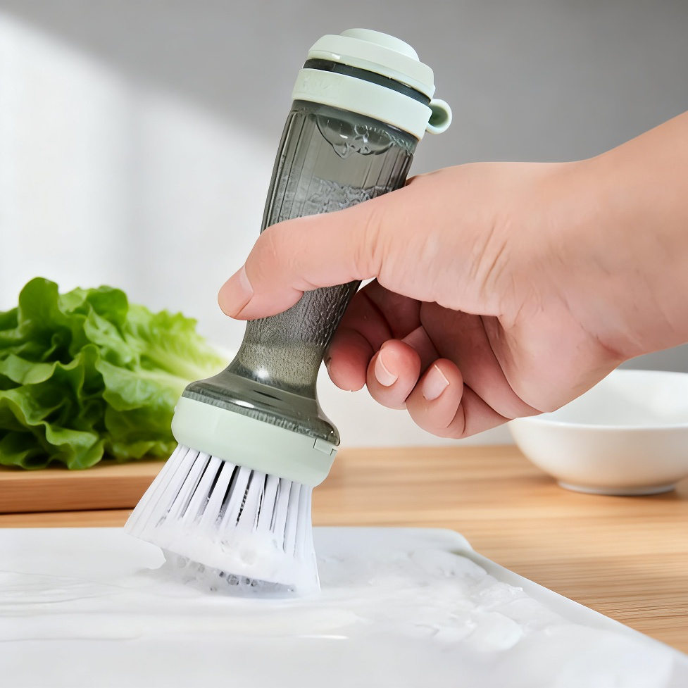 詰め替え式液体キッチン用たわし