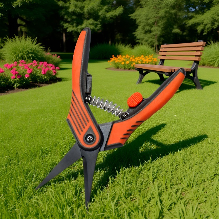 Sécateur de jardin, tranchant et durable, avec sécurité et poignée antidérapante