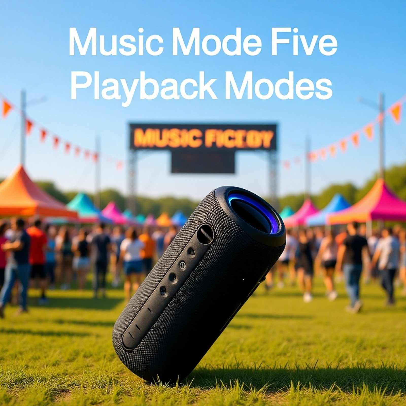 Wireless Bluetooth Speaker with Powerful Bass