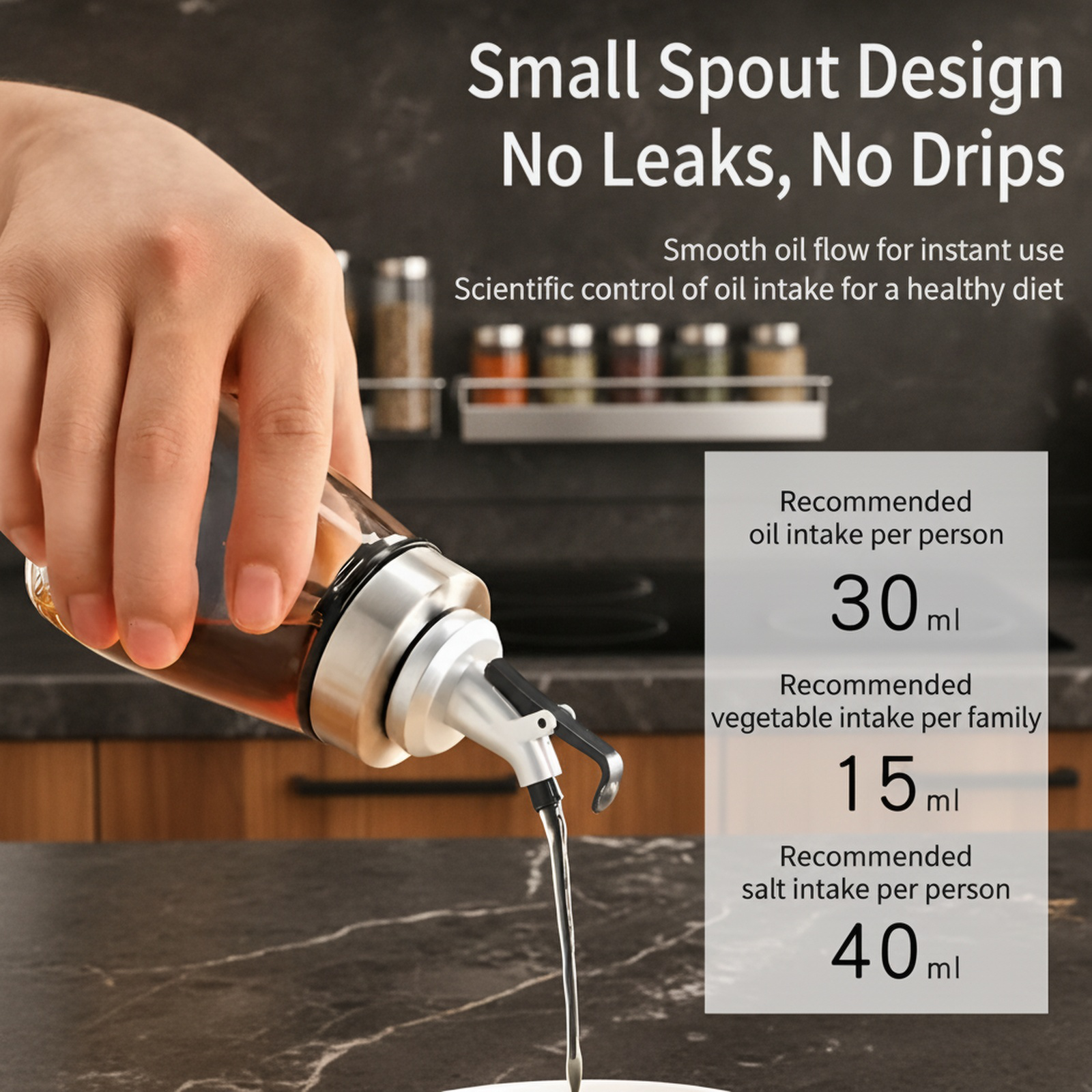 Kitchen Small Oil Dispenser Bottle