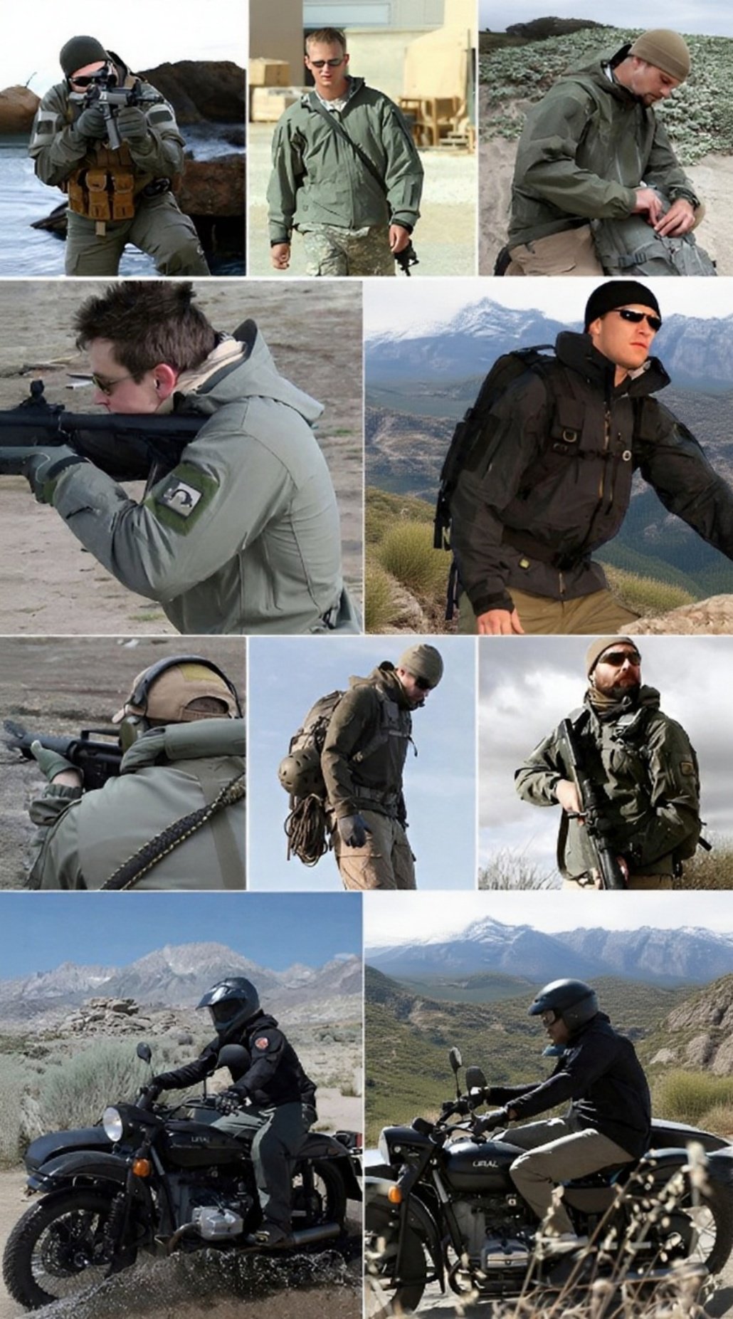 防風・防水性能のアウトドアセット