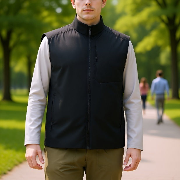 Gilet doudoune imperméable pour activités extérieures