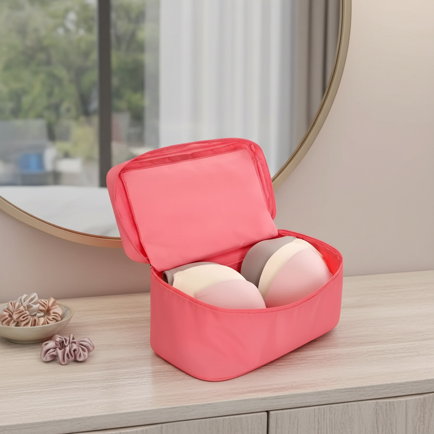 Bolsa de almacenamiento portátil para ropa interior de viaje