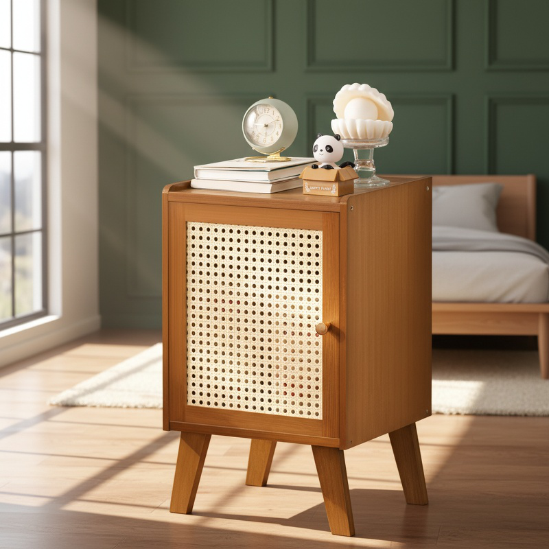 Bedside table rack small cabinet simple modern storage cabinet home bedroom rental room simple child