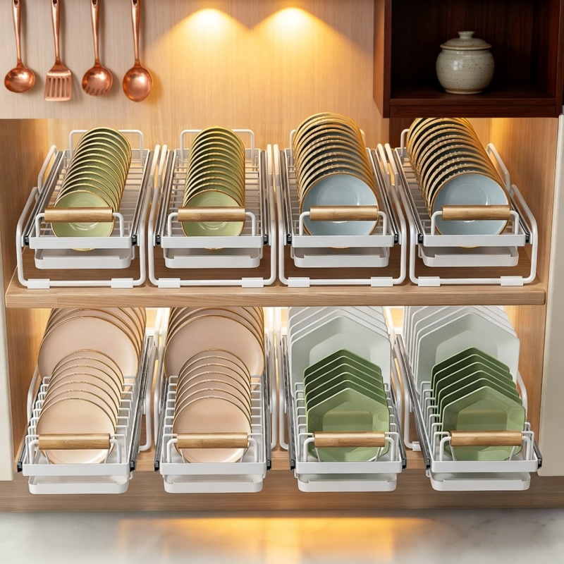 Estante compacto para organizar la mesa de cocina