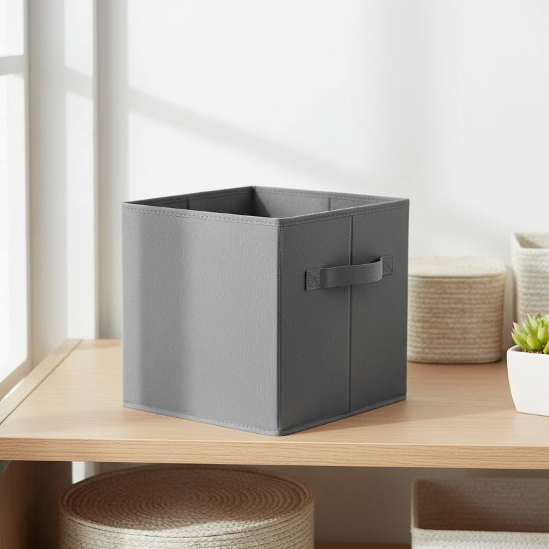 Boîte de rangement en tissu pour chambre à coucher, armoire, pliable
