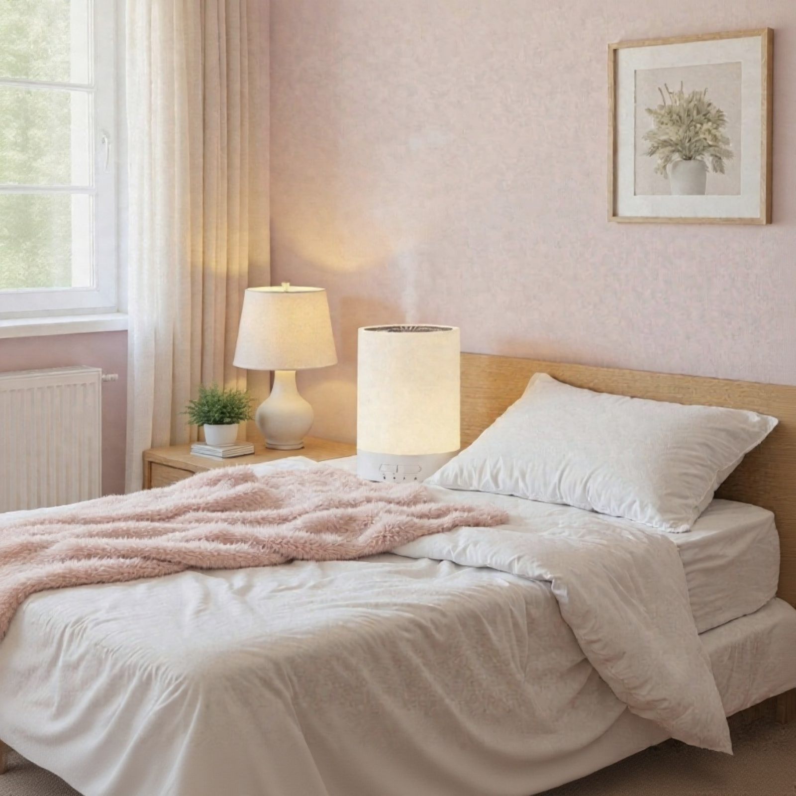 컬러 우드 디자인의 USB 가습기 디테일