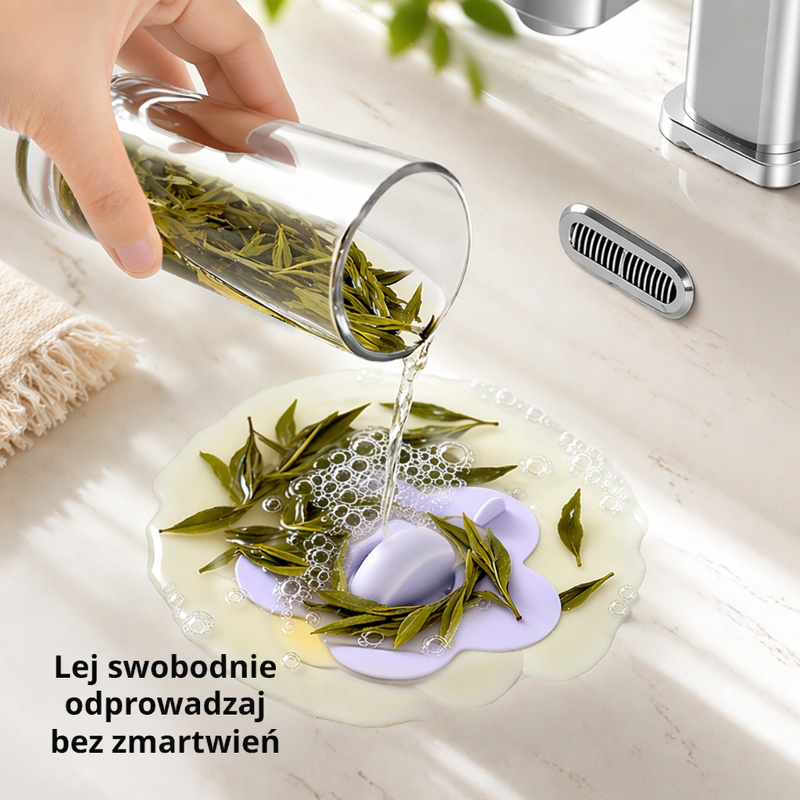 Silikonowy korek do filtra basenowego w kształcie kwiatu 